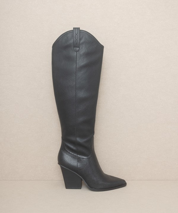 Barcelona High Western Boots - Klazzi Fashion Boutique