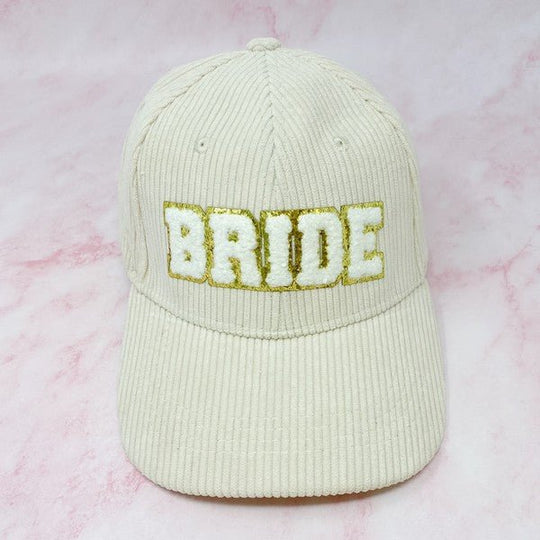 Bride Corduroy Ball Cap - Klazzi Fashion Boutique