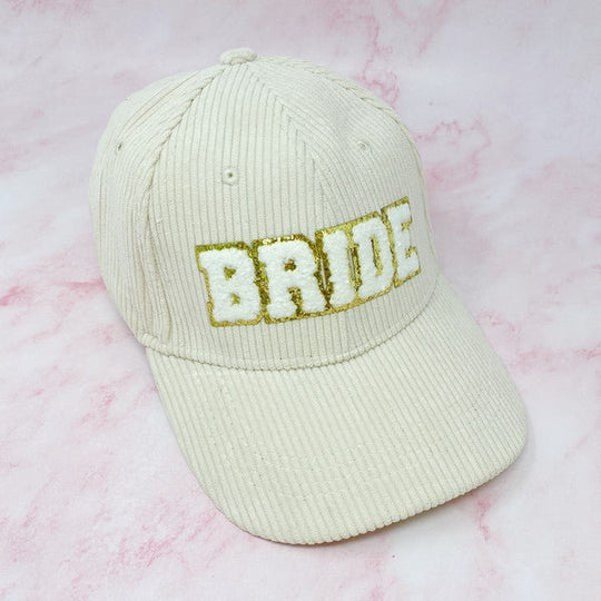 Bride Corduroy Ball Cap - Klazzi Fashion Boutique