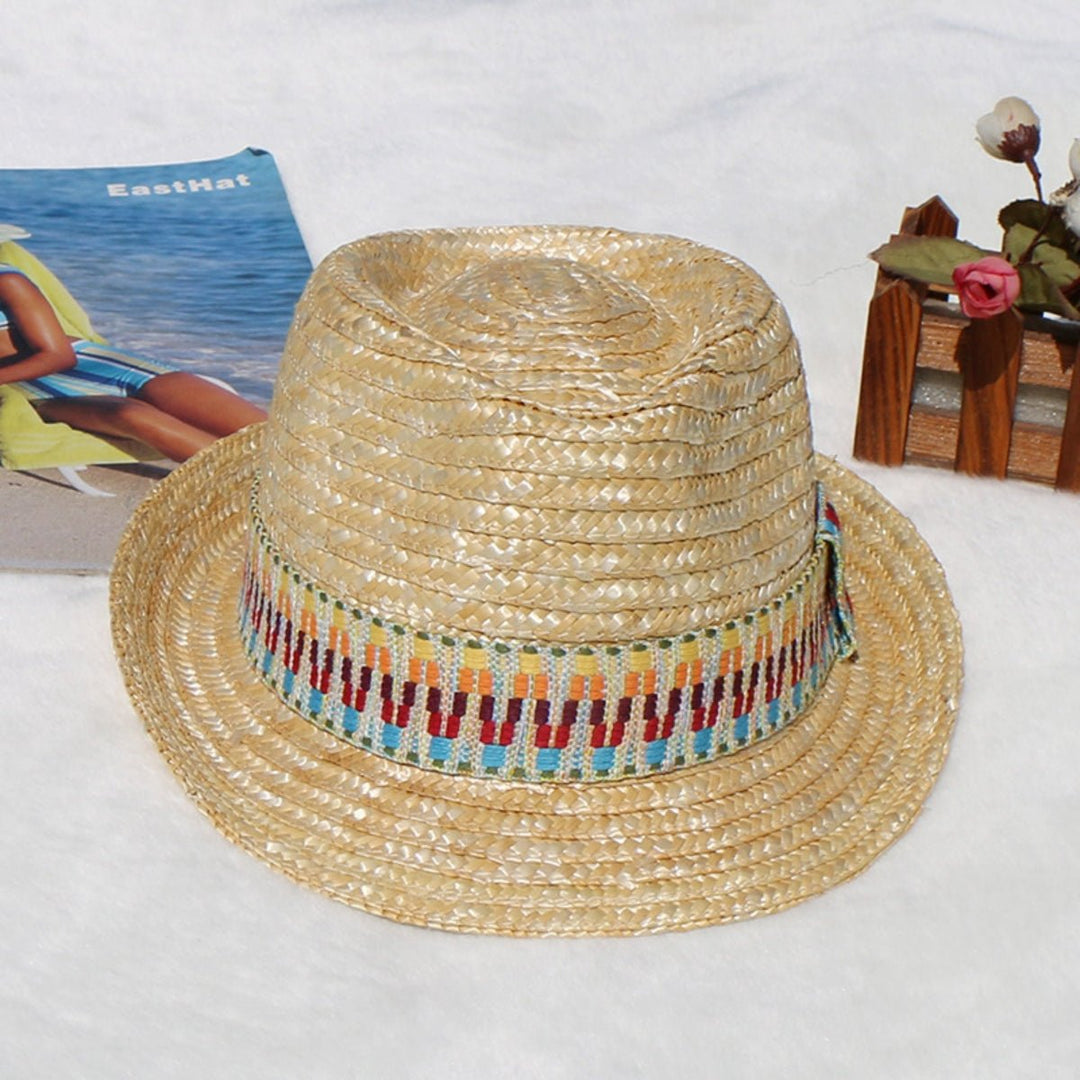 Brim Short Woven Hat - Klazzi Fashion Boutique