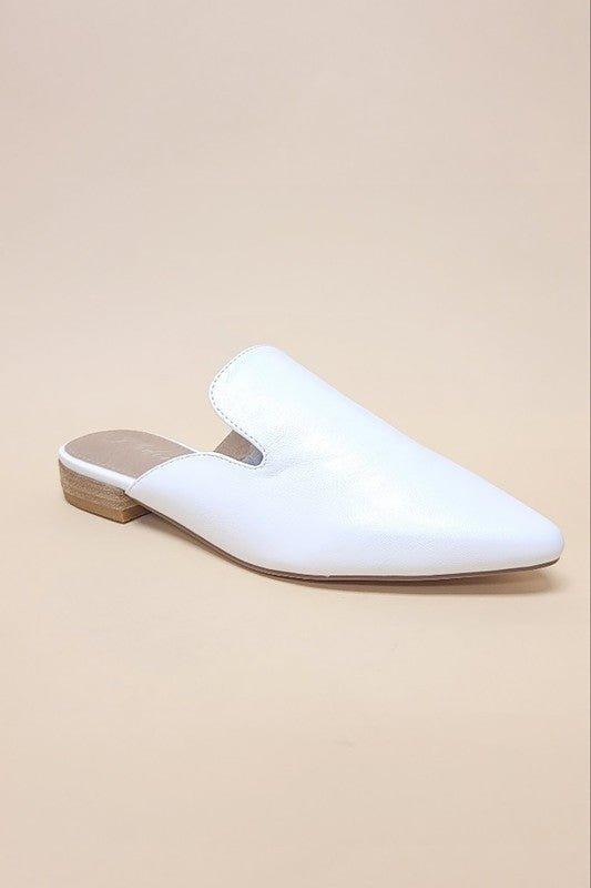 Brittany Mule Flats Slip On - Klazzi Fashion Boutique