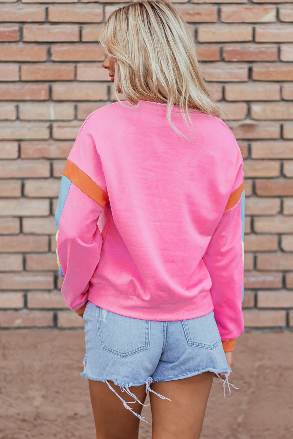  Game Day Multicolor Sequin Footballs Sweater