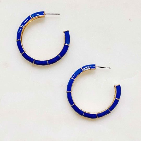 Candy Drop Hoop Earrings