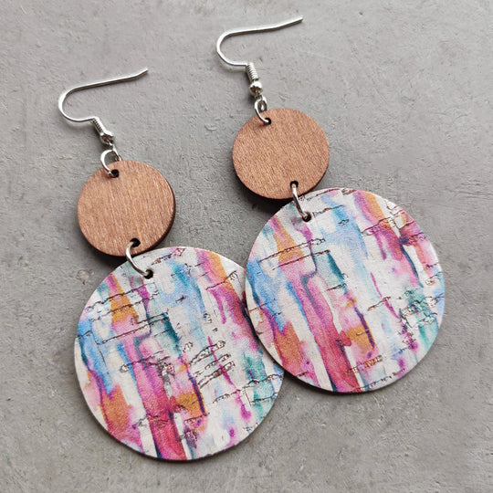 Wooden Dangle Fashion Earrings