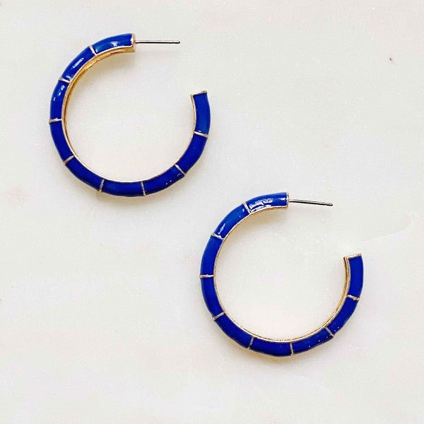 Candy Drop Hoop Earrings - Klazzi Fashion Boutique