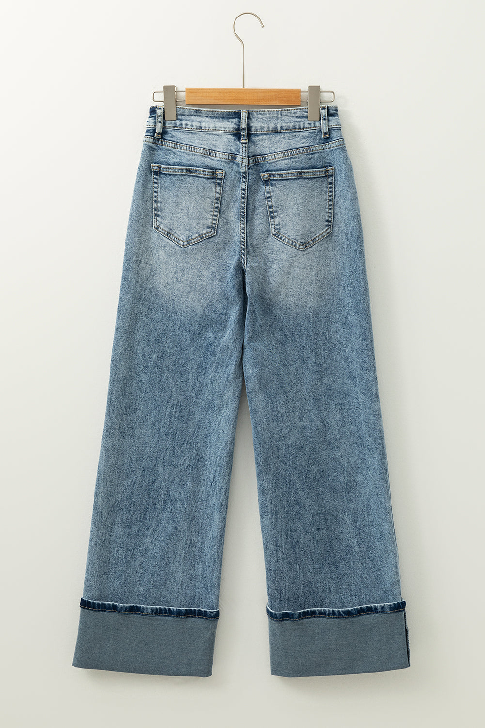 High Rise Medium Wash Denim