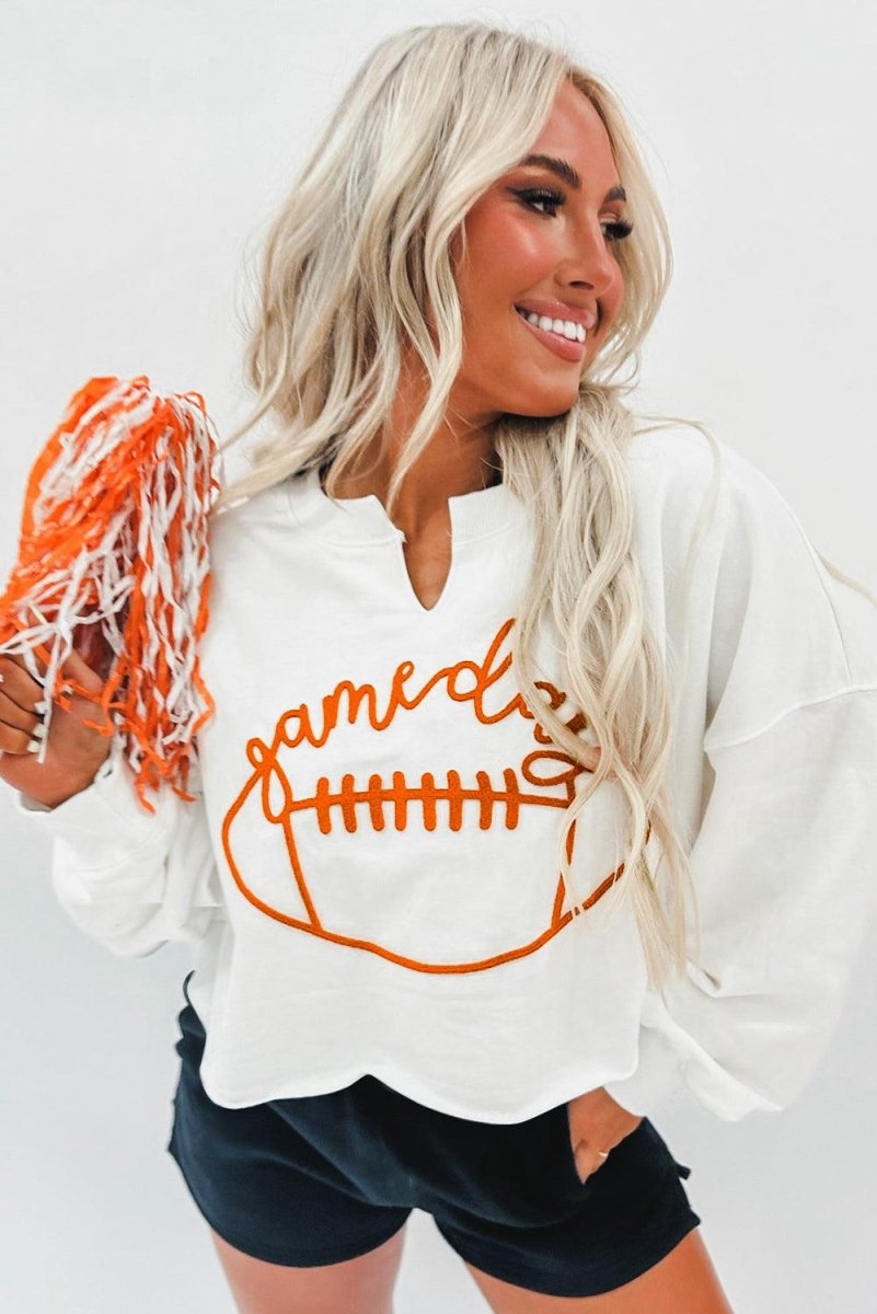 Chic Football "Game Day" Sweatshirt - Klazzi Fashion Boutique