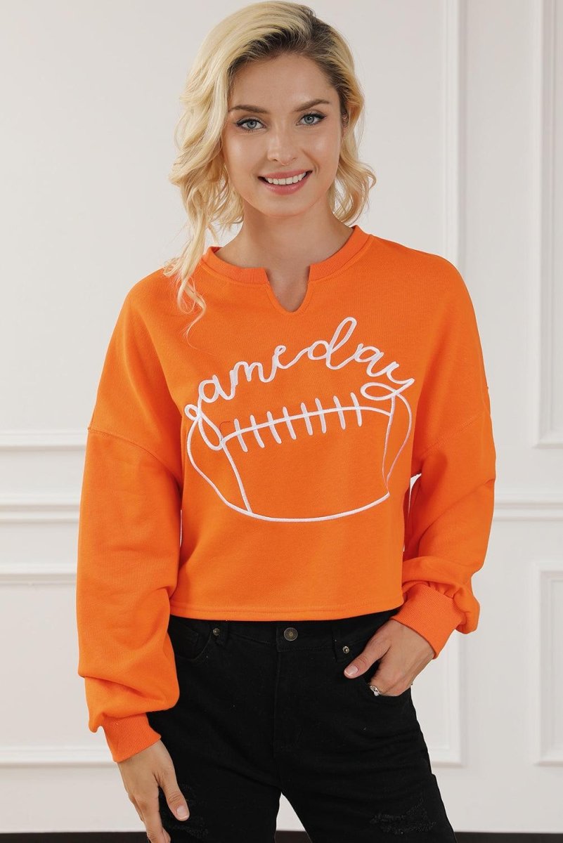 Chic Football "Game Day" Sweatshirt - Klazzi Fashion Boutique