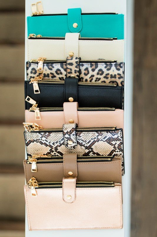 Chic Zipper Card Wallet - Klazzi Fashion Boutique