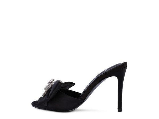 Cinderella Satin Heeled Sandals - Klazzi Fashion Boutique