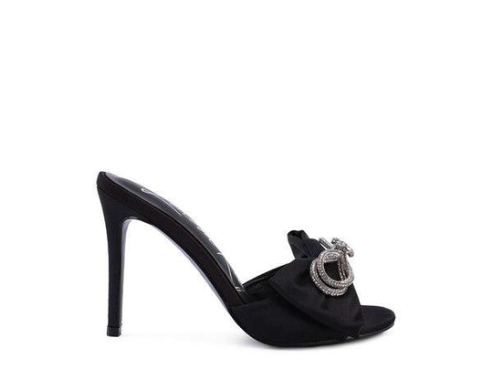 Cinderella Satin Heeled Sandals - Klazzi Fashion Boutique