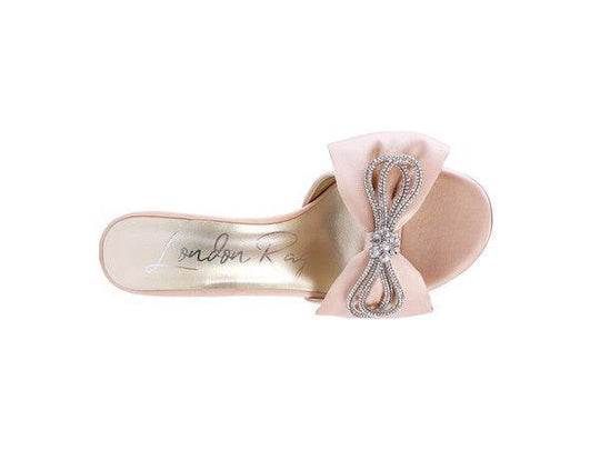 Cinderella Satin Heeled Sandals - Klazzi Fashion Boutique