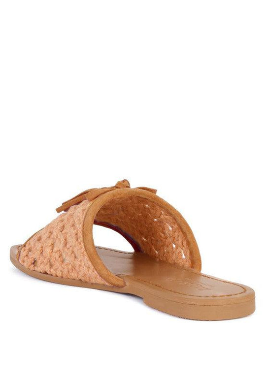 Cindy Tassel Flat Sandals - Klazzi Fashion Boutique