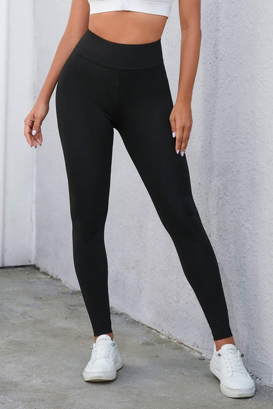 Crisscross Waistband Leggings - Klazzi Fashion Boutique