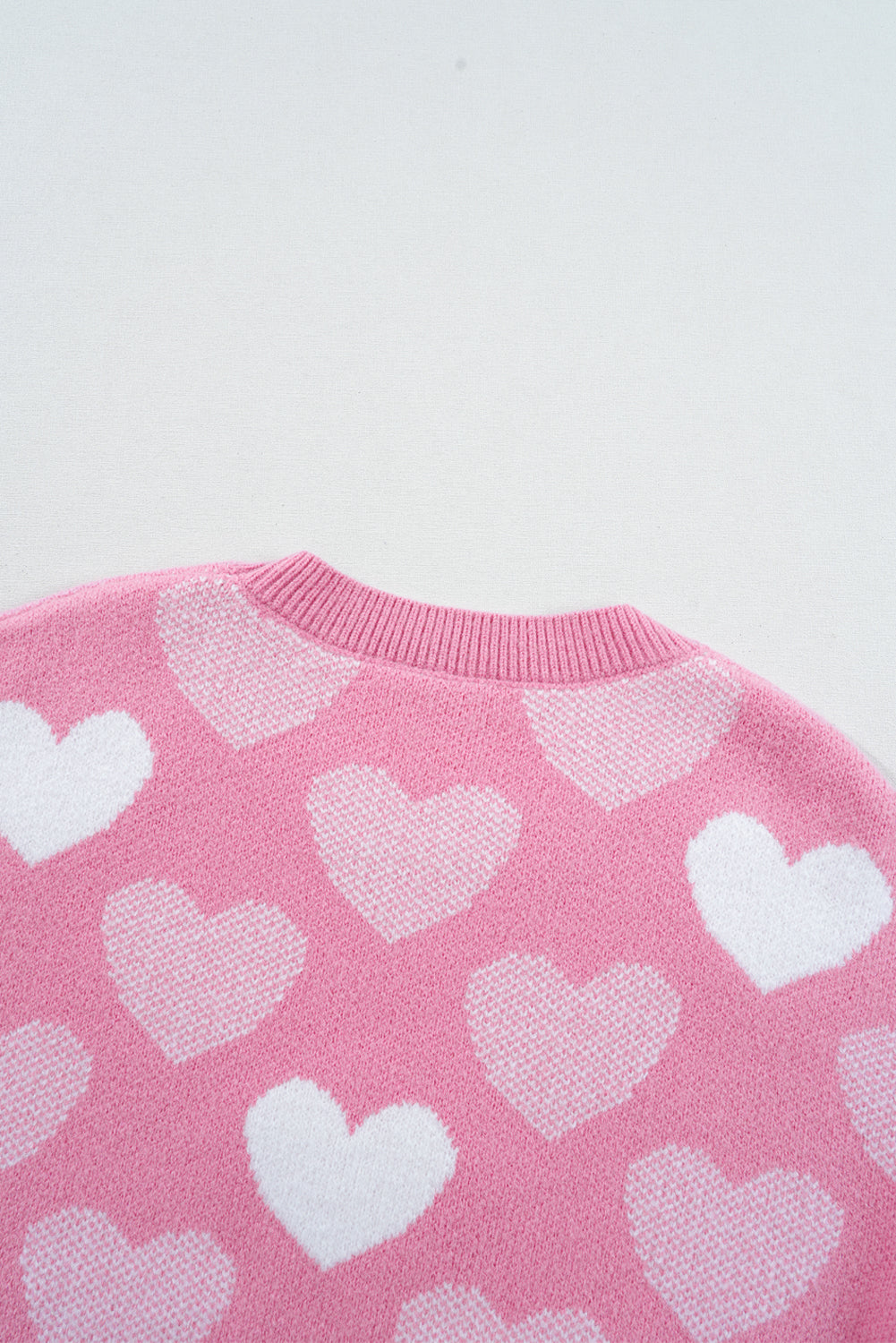 Hearts and Pearls Valentine Sweater