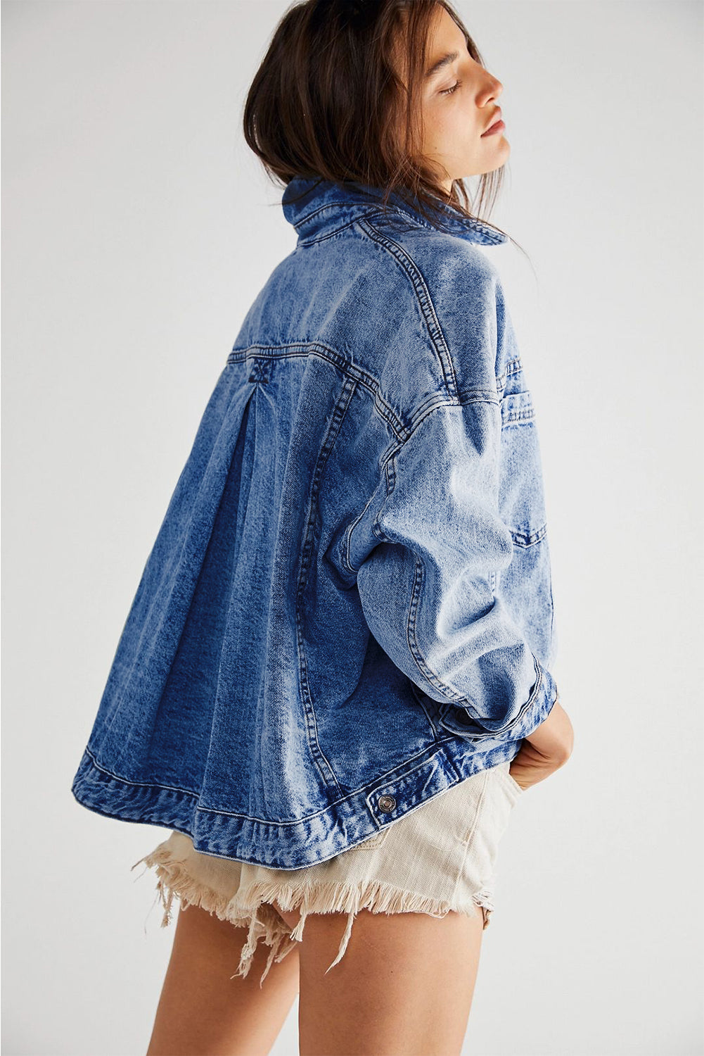 Slouchy Denim Oversize Jacket