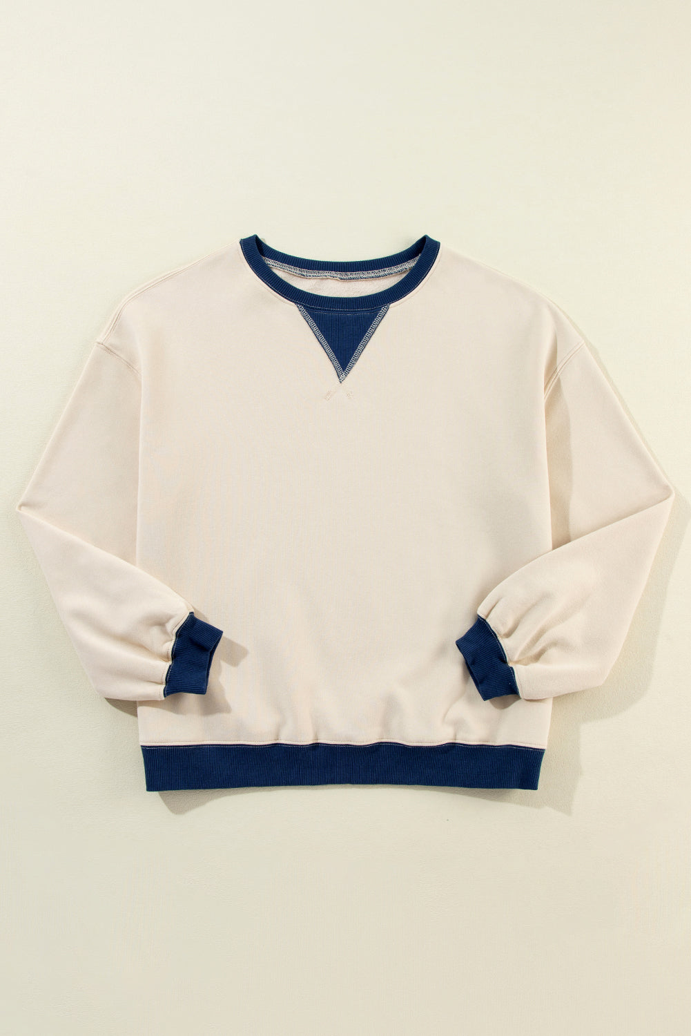  Oversized Drop Shoulder Sweatshirt