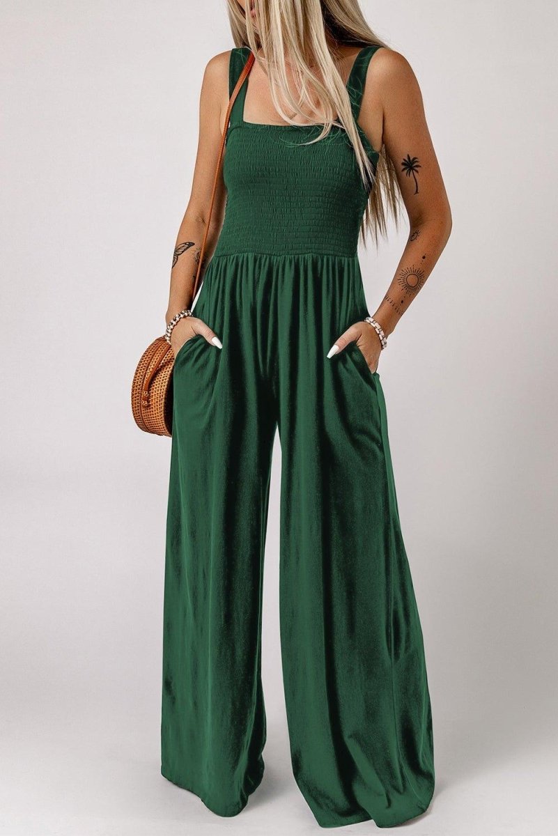 Dare To Wear Wide Leg Jumpsuit - Klazzi Fashion Boutique