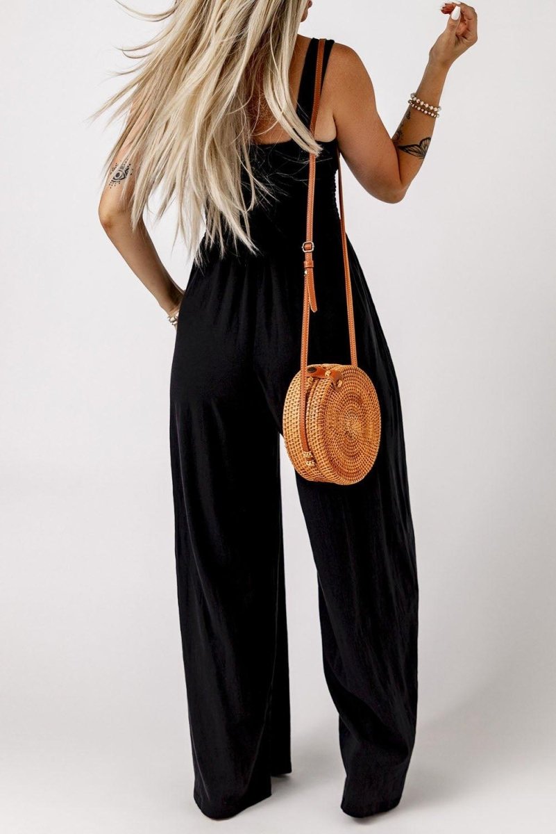 Dare To Wear Wide Leg Jumpsuit - Klazzi Fashion Boutique