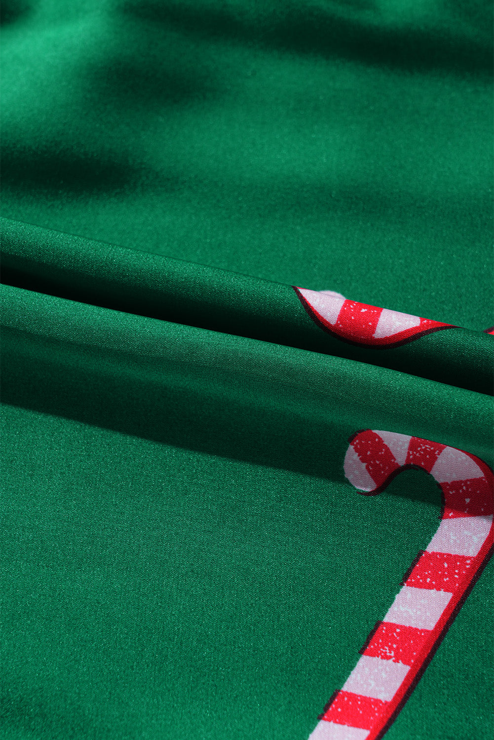 Christmas Candy Cane Shorts Set Pajamas