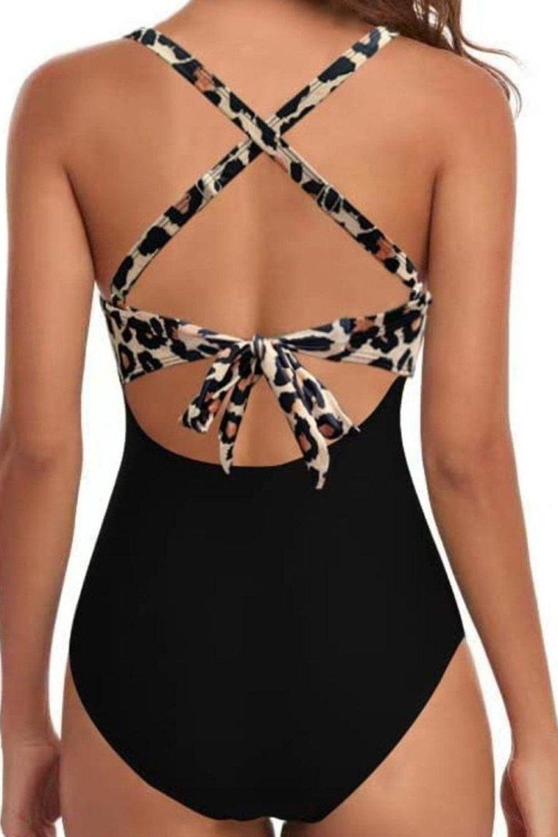 Destiny Crossed Backless Monokini - Klazzi Fashion Boutique