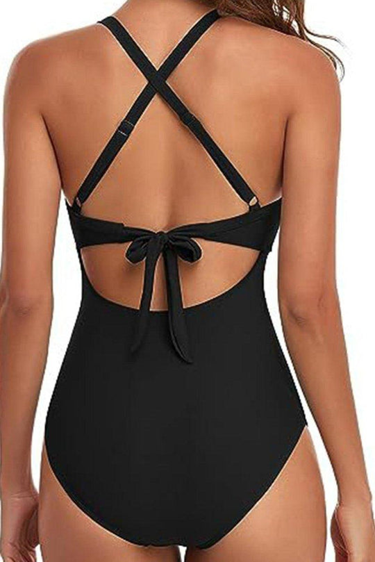 Destiny Crossed Backless Monokini - Klazzi Fashion Boutique