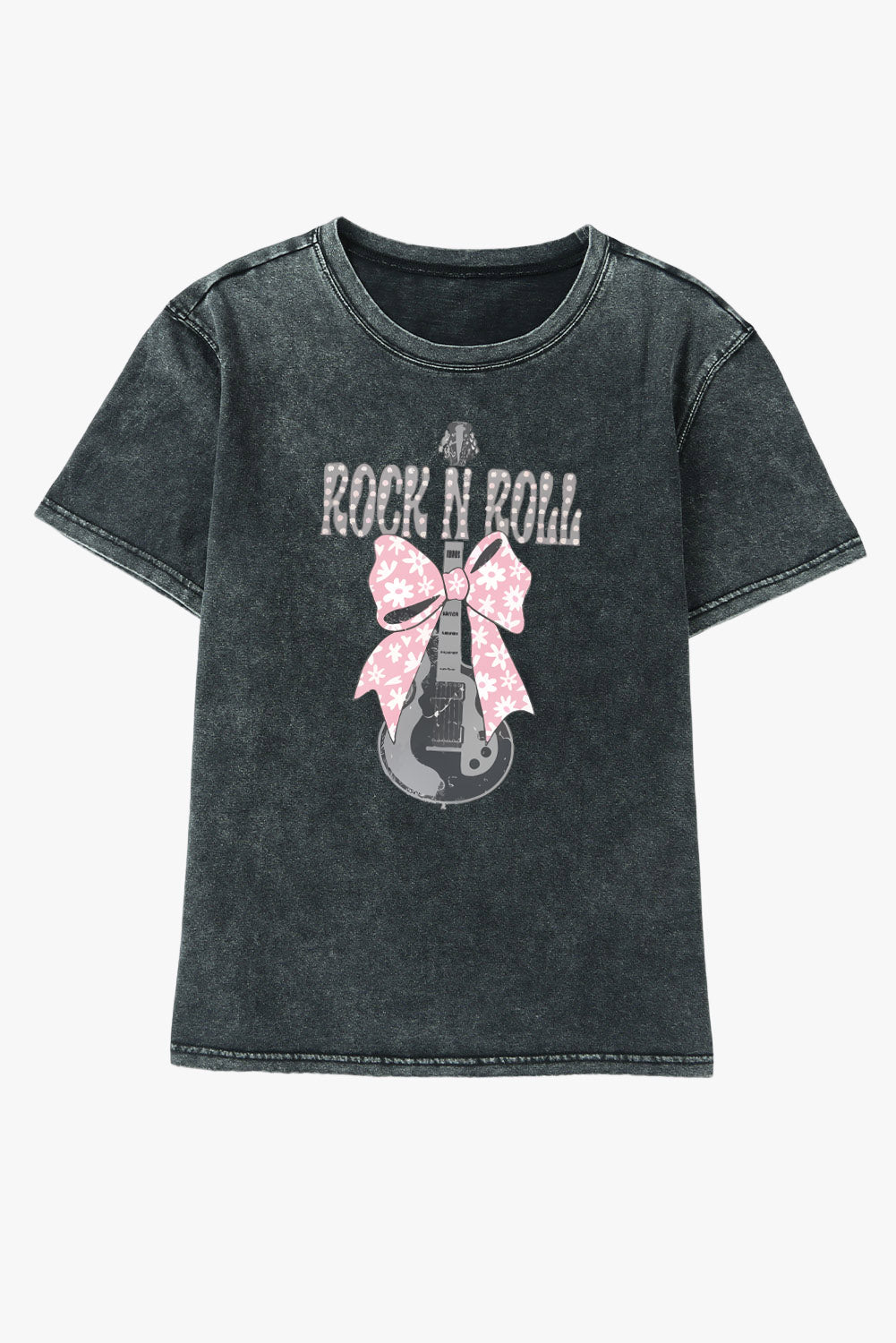 Bowknot ROCK N ROLL Guitar Graphic T Shirt