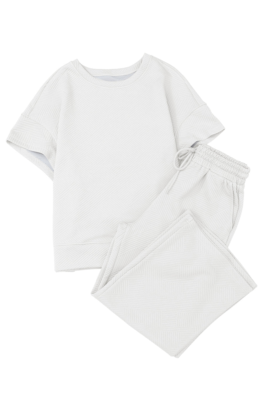 Debbie Loose Fit T Shirt and Drawstring Pants Set