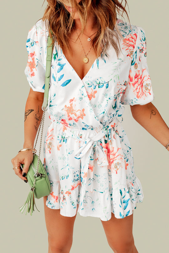 Whitney Multicolor Floral Romper