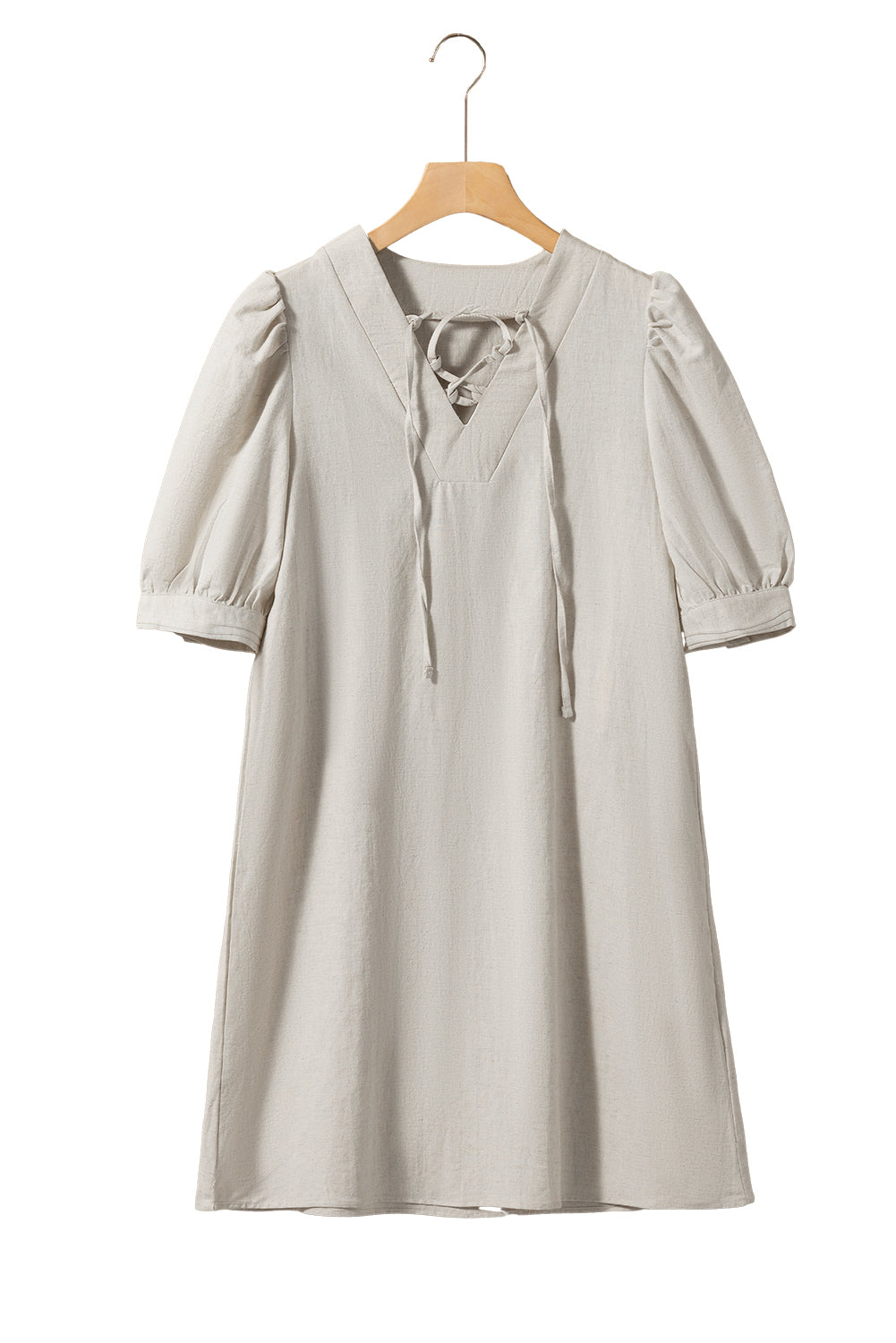 Kimberly Beige Shift Dress - Klazzi Fashion Boutique