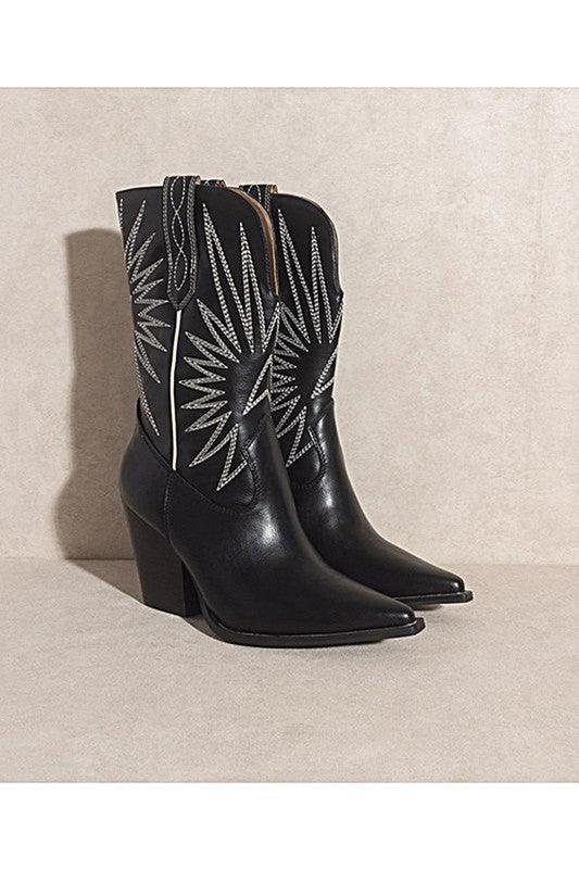 EMERSYN-WESTERN BOOTS - Klazzi Fashion Boutique