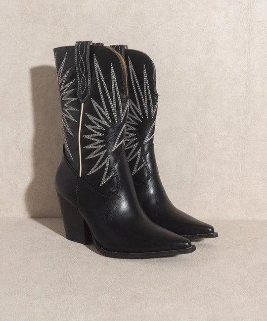 Emersyn Western Mid Boot - Klazzi Fashion Boutique