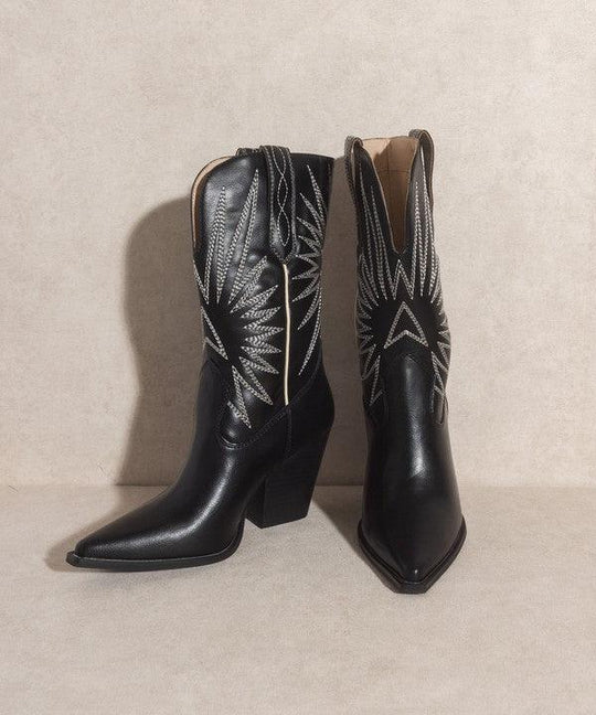 Emersyn Western Mid Boot - Klazzi Fashion Boutique