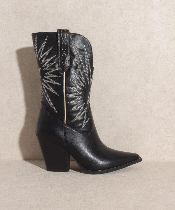 Emersyn Western Mid Boot - Klazzi Fashion Boutique