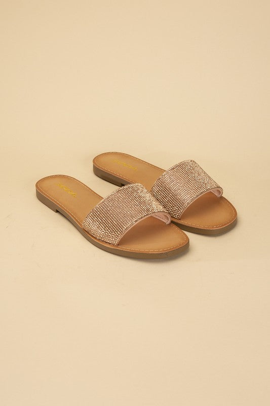 Debra Rhinestone Slides - Klazzi Fashion Boutique