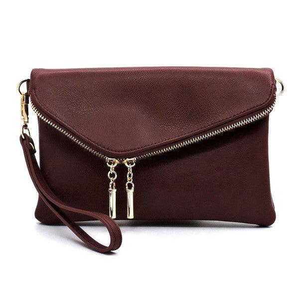 Fashion Envelope Foldover Clutch - Klazzi Fashion Boutique