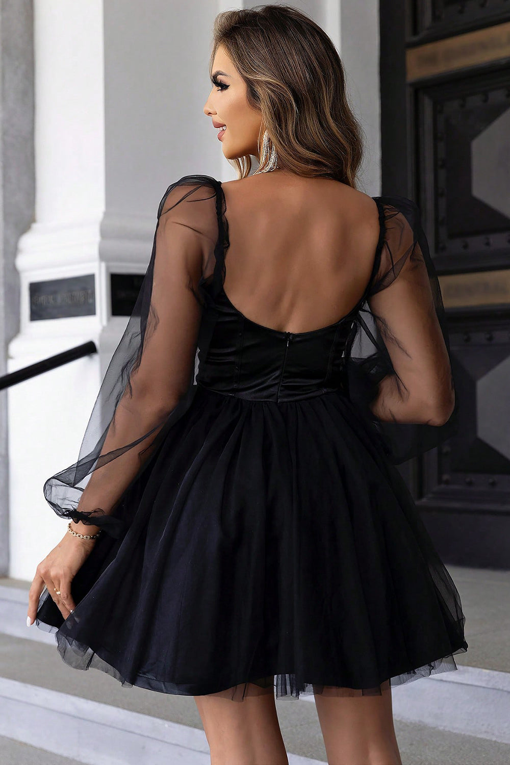 Sweetheart Mini Tulle Dress