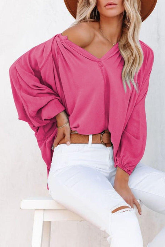 Flirt With Me Casual Blouse - Klazzi Fashion Boutique