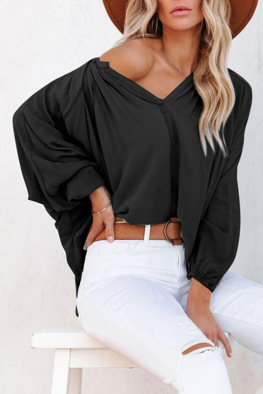 Flirt With Me Casual Blouse - Klazzi Fashion Boutique