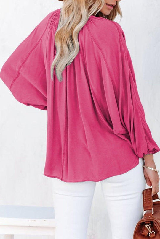 Flirt With Me Casual Blouse - Klazzi Fashion Boutique