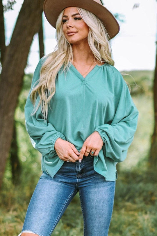 Flirt With Me Casual Blouse - Klazzi Fashion Boutique