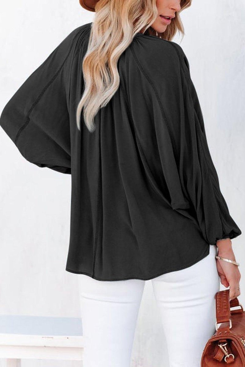 Flirt With Me Casual Blouse - Klazzi Fashion Boutique