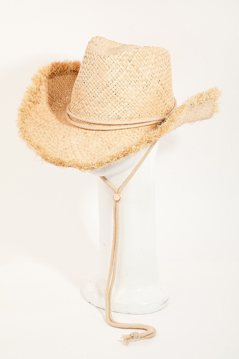 Fringy Fame Weave Hat - Klazzi Fashion Boutique