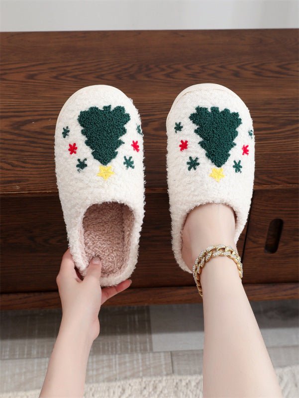 Fun Christmas Cotton Slippers - Klazzi Fashion Boutique