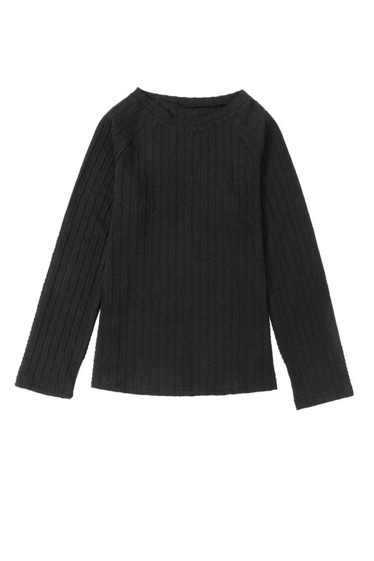 Gail Knit Long Sleeve Top - Klazzi Fashion Boutique