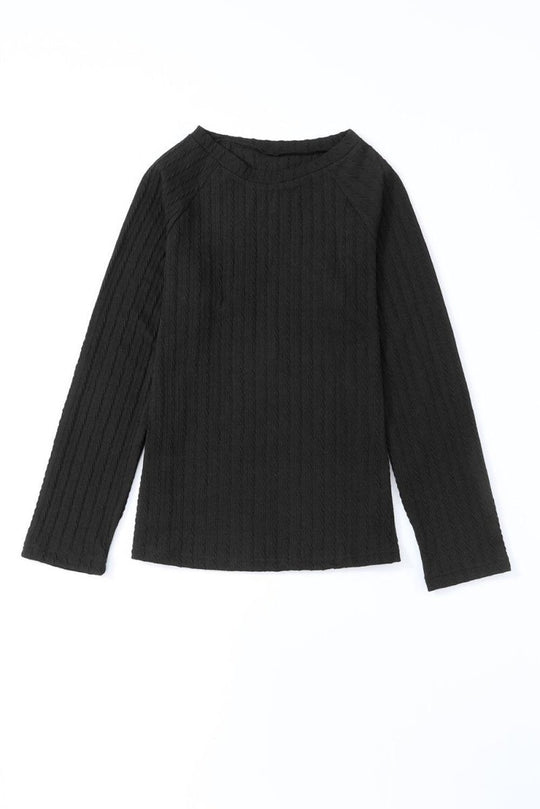 Gail Knit Long Sleeve Top - Klazzi Fashion Boutique