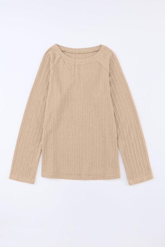 Gail Knit Long Sleeve Top - Klazzi Fashion Boutique