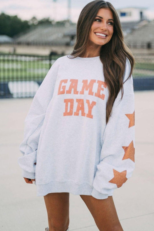 Game Day Graphic Sweatshirt - Klazzi Fashion Boutique