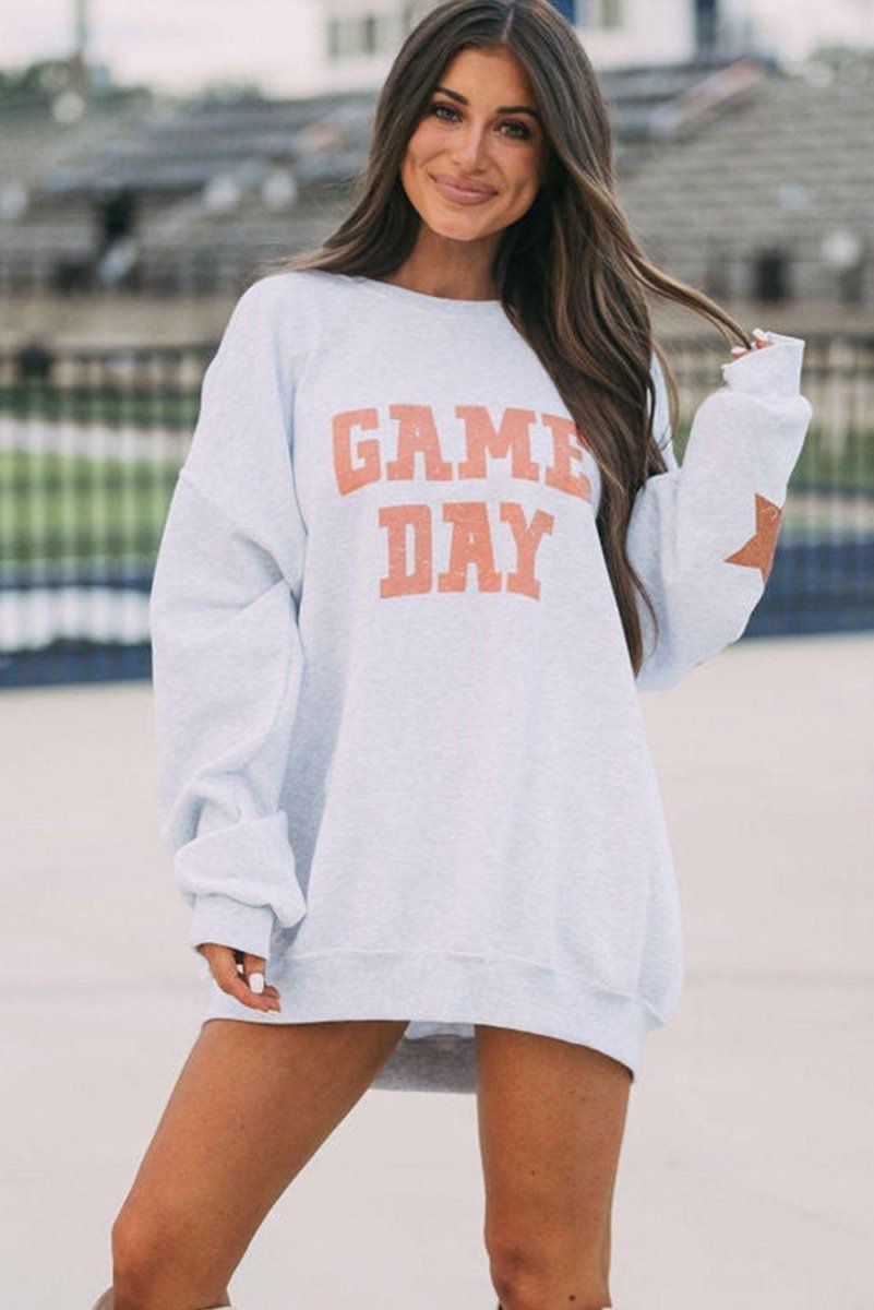 Game Day Graphic Sweatshirt - Klazzi Fashion Boutique