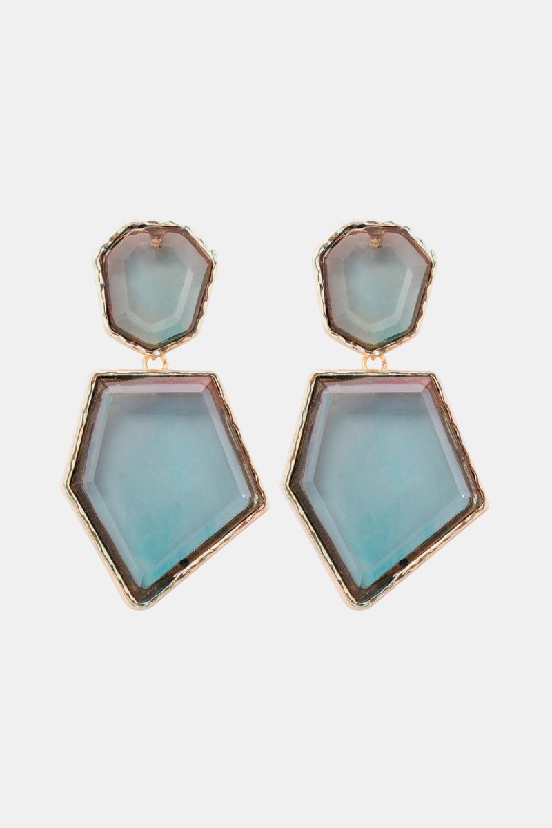 Geometric Shape Dangle Earrings - Klazzi Fashion Boutique